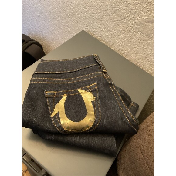 True Religion Brand Dark Denim Jeans Size 26, Made In USA - Picture 13 of 14